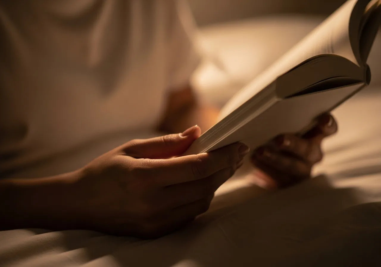 Bedtime reading is the ultimate ritual for menopause sleep