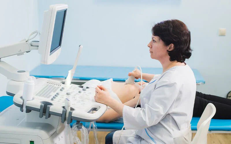 Pelvic ultrasound is a key diagnostic tool in menopause to monitor uterine and ovarian health non-invasively.