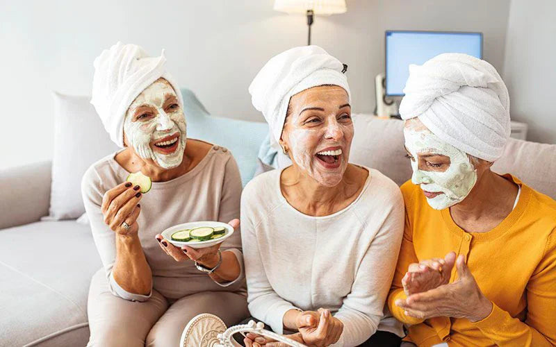 Face masks during menopause support self-care rituals that nourish the skin and foster emotional connection.