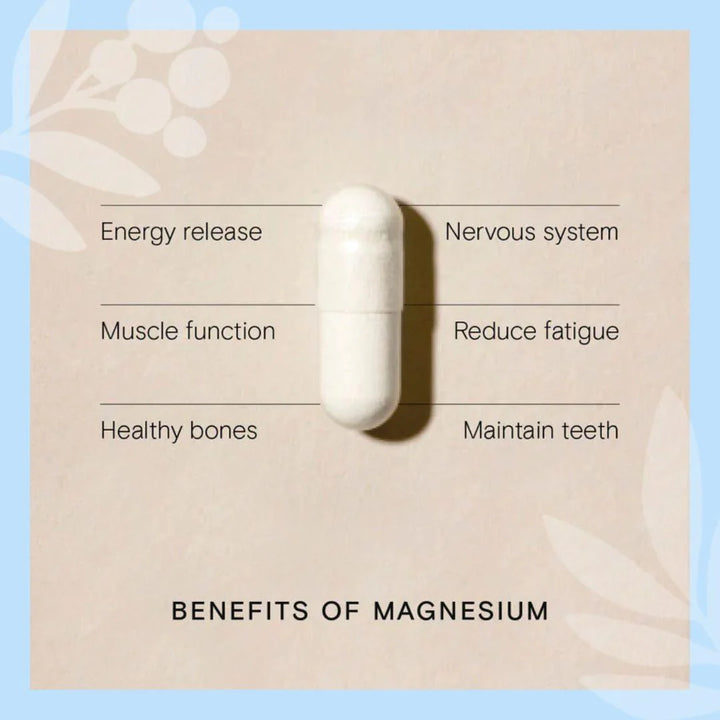 Wild Nutrition Magnesium Food Supplement 60 Capsules