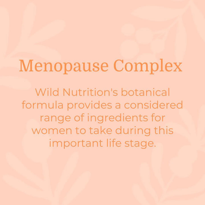 Wild Nutrition Botanical Menopause Complex Food Supplement 60 Capsules