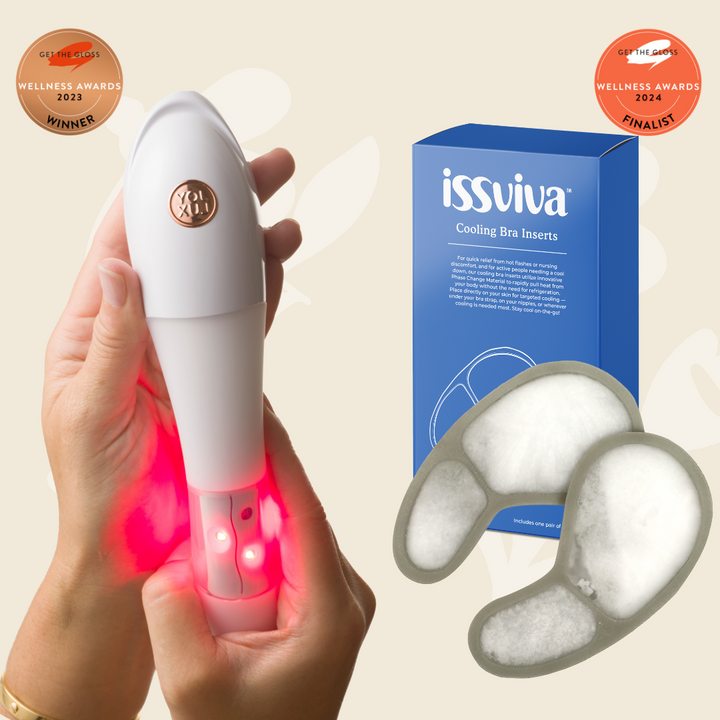 Issviva x Joylux Vaginal Rejuvenation Device & Cooling Bra Pads