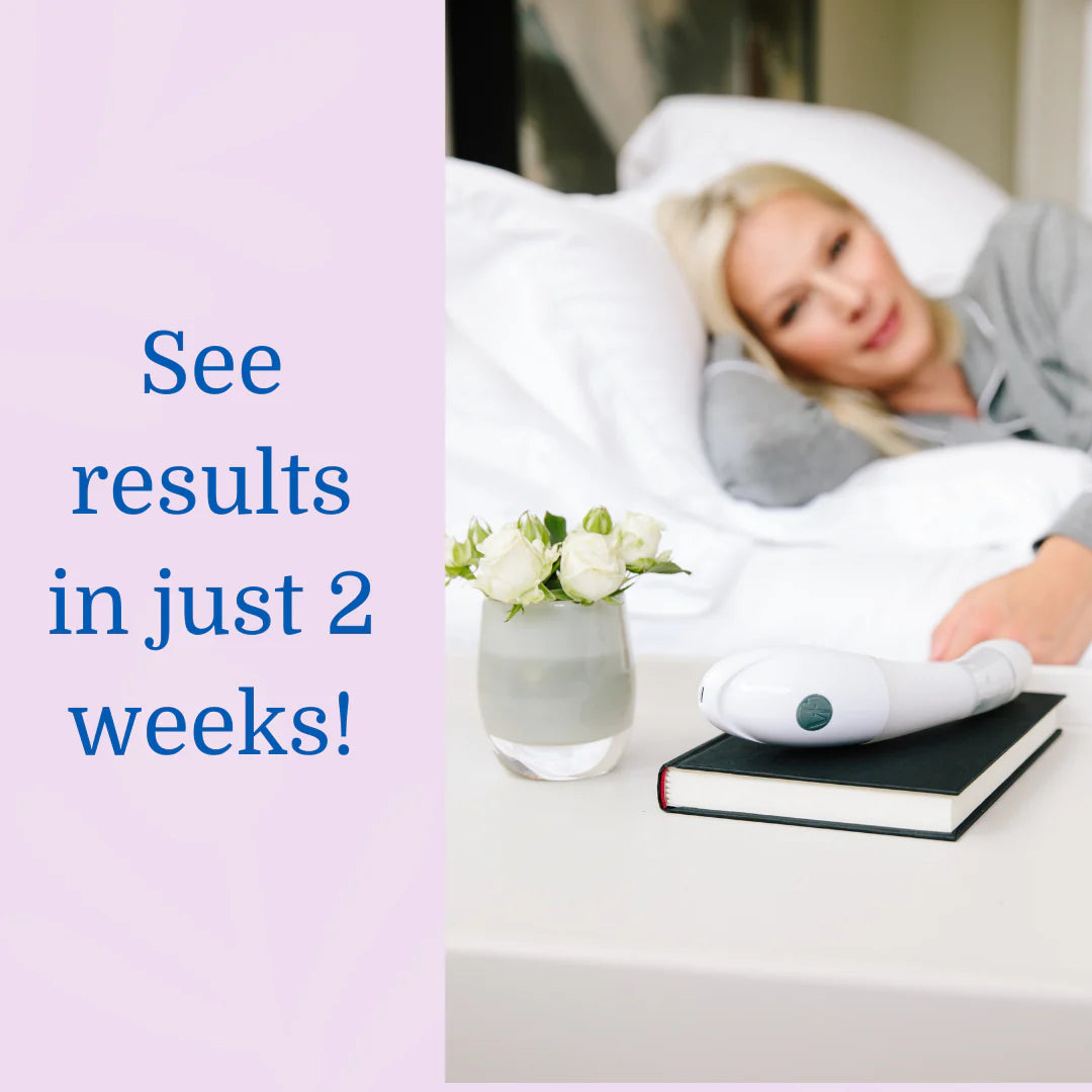 See results in just 2 weeks with Issviva x Joylux Vaginal Rejuvenation Device paired with pH-balanced Intimate Wash