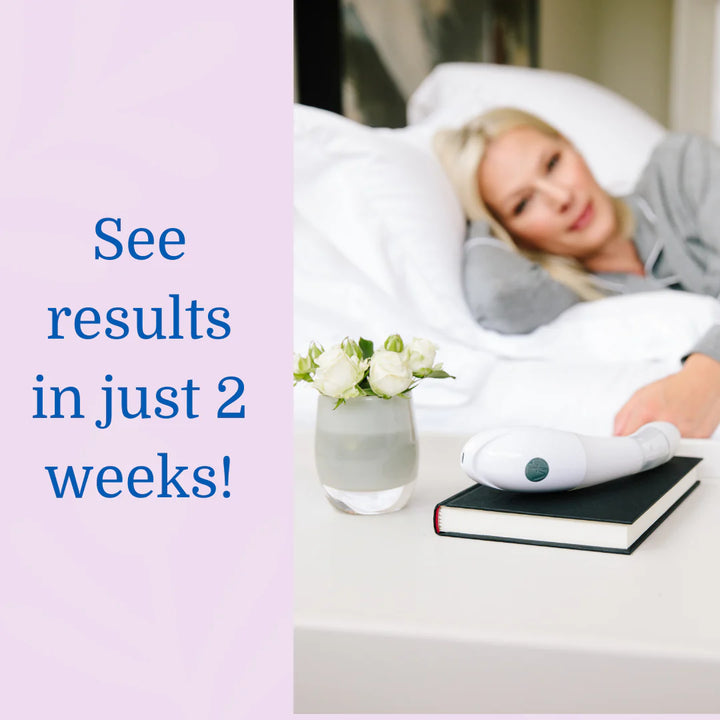 See results in just 2 weeks with Issviva x Joylux Vaginal Rejuvenation Device paired with pH-balanced Intimate Wash