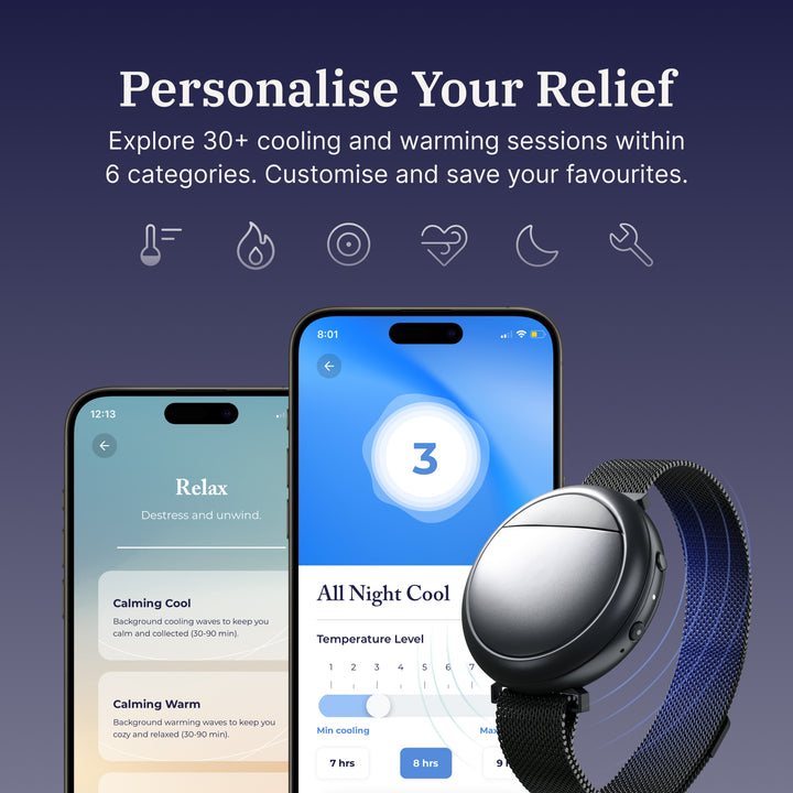 Issviva x Embr Wave® Smart Cooling & Warming Bracelet Black