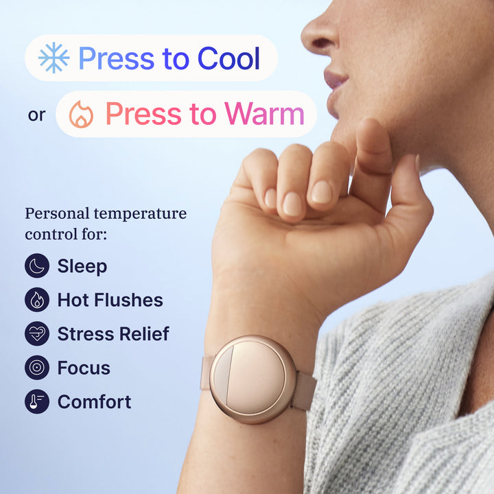 Issviva x Embr Wave® Smart Cooling & Warming Bracelet Rose Gold