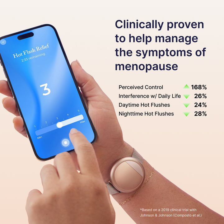 Issviva x Embr Wave® Smart Cooling & Warming Bracelet Rose Gold