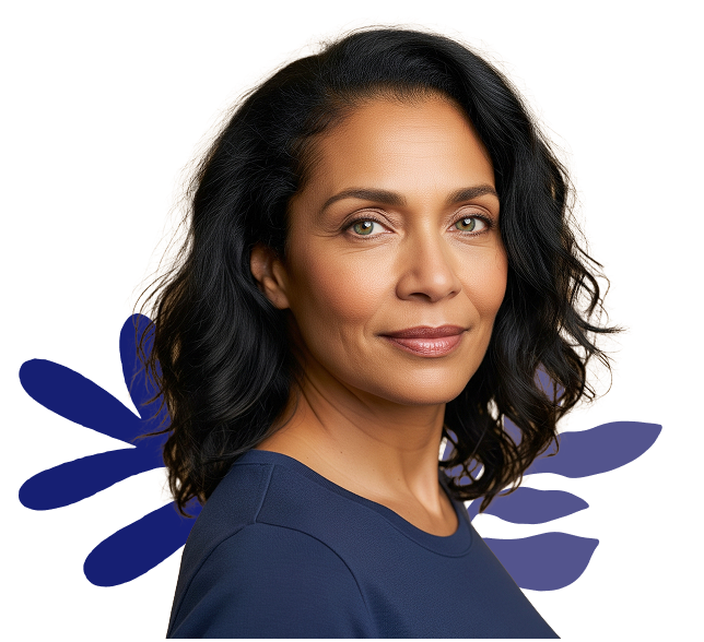 Woman feeling confident and energetic