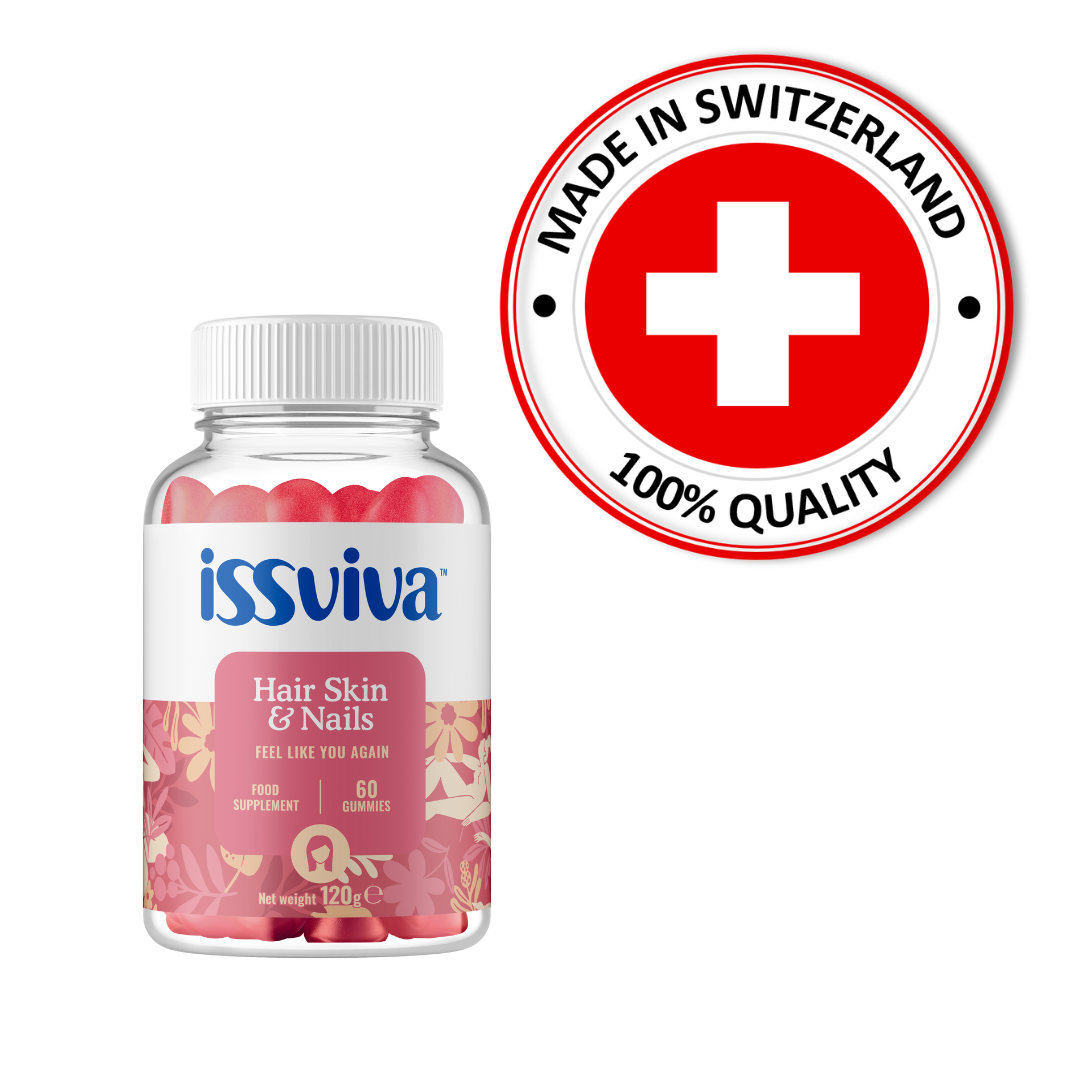 Issviva Hair Skin & Nails Food Supplement 60 Gummies