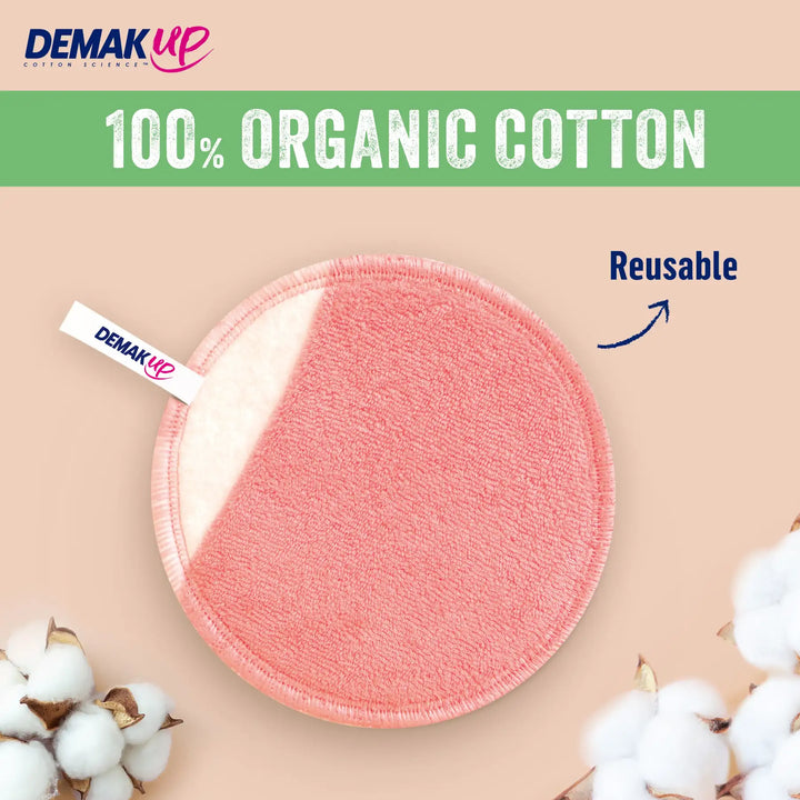 Demak'Up Wash and Reuse XL Cotton Pads