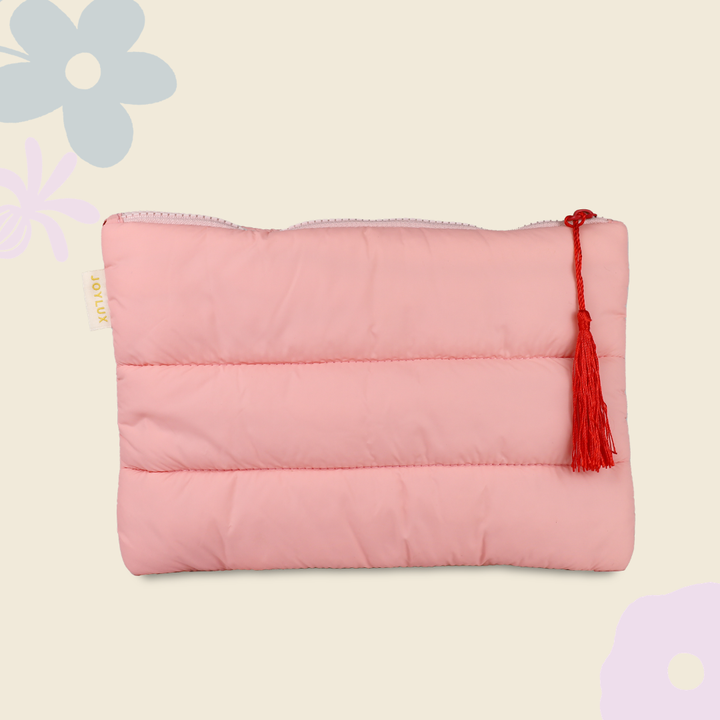 Free - Pink Puffer Travel Bag