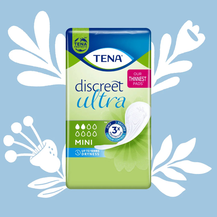 TENA Discreet Mini Incontinence Pads 20 Pack