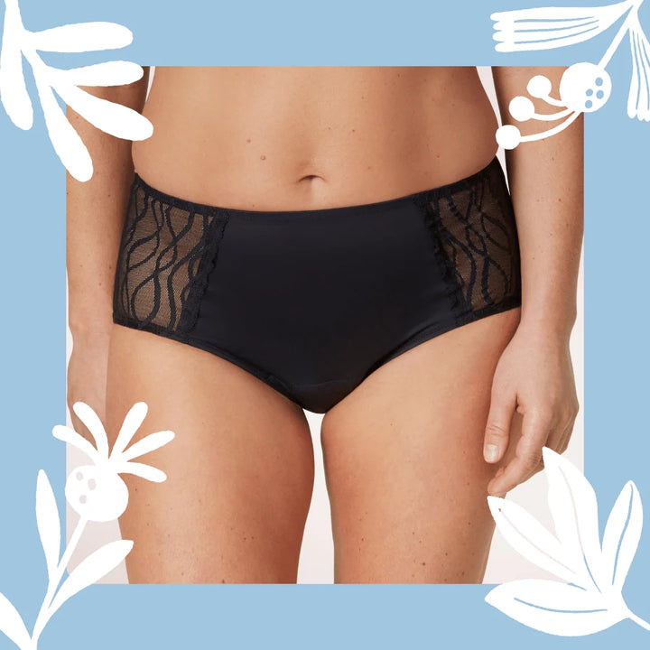 TENA Black Classic Brief Washable Incontinence Underwear