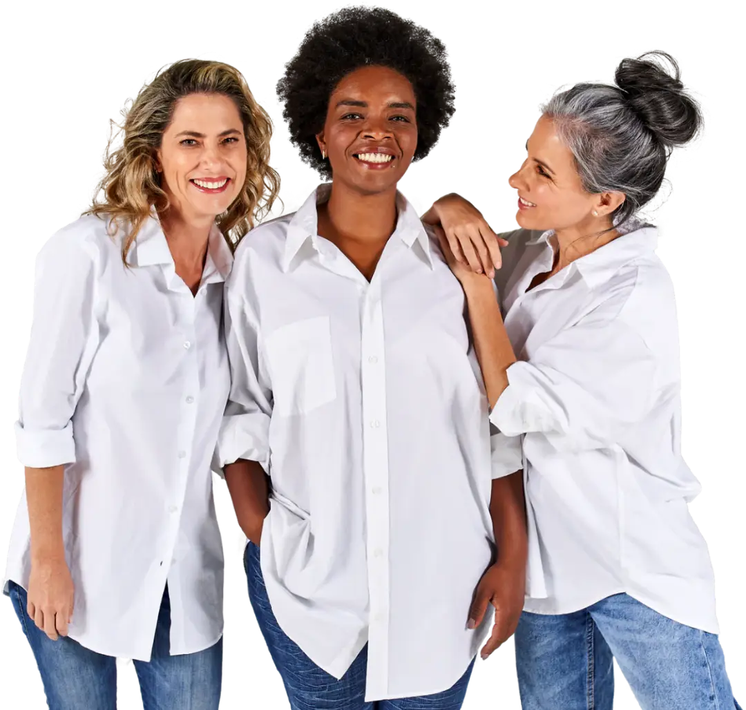 Women supporting each other in their menopause journey